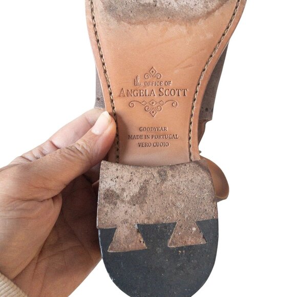 The Office of Angela Scott Mr. Ed Cutout Oxfords SZ 10 EU 40 Brown - Picture 8 of 16